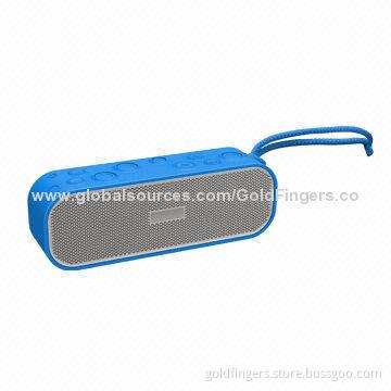 Water-resistant Bluetooth Speaker, NFC, Handsfree, 1,500mAh, Up to 6-hour Battery Playtime/Bass
